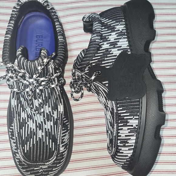Burberry Black and White Sneakers